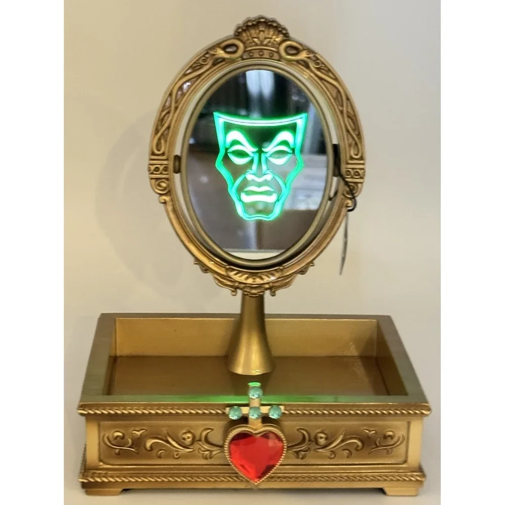 Bath Body Works Disney Evil Queen Magic Mirror Light Up Jewelry Tray Villains